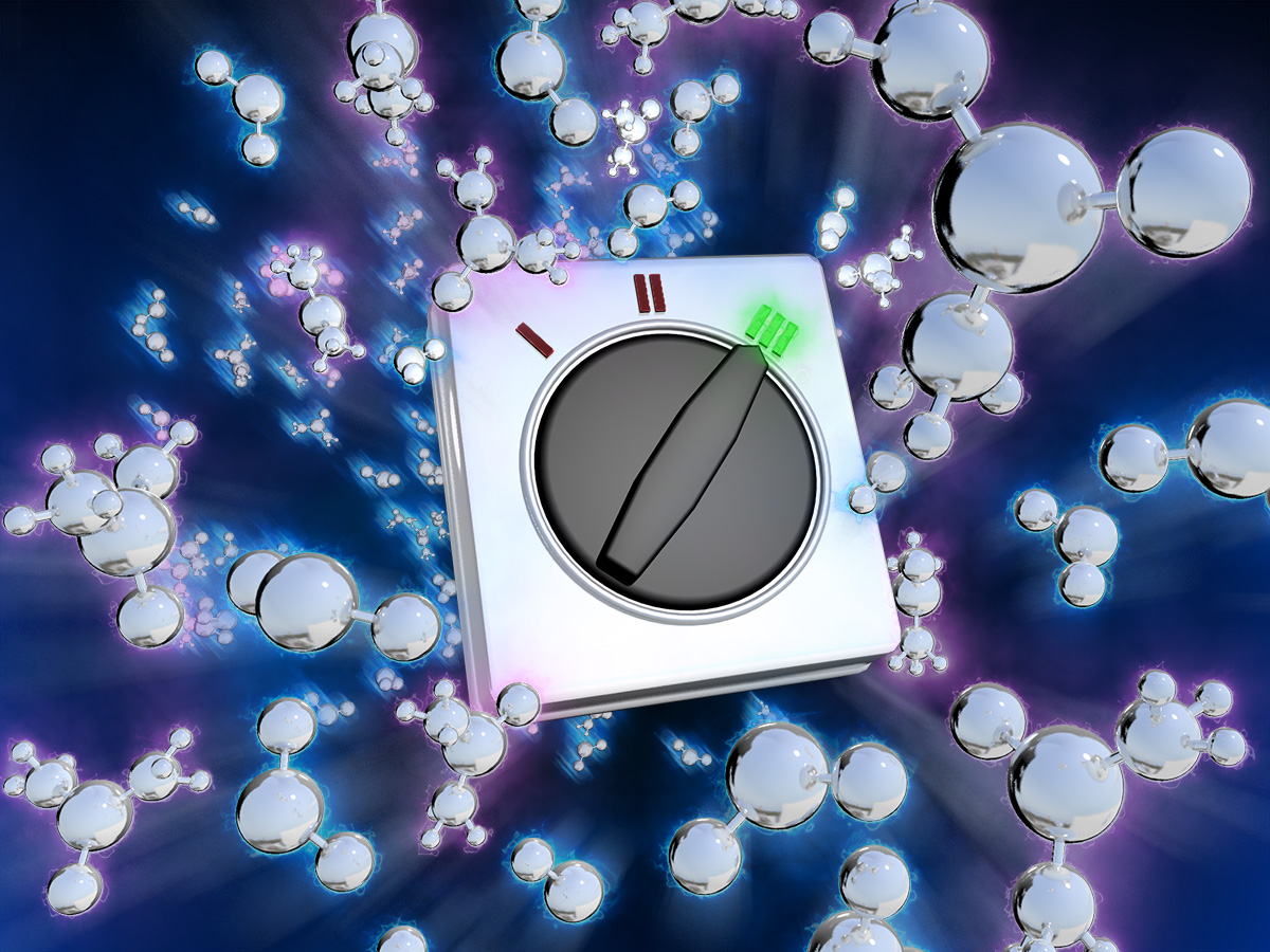 Triple switch for the nanoworld