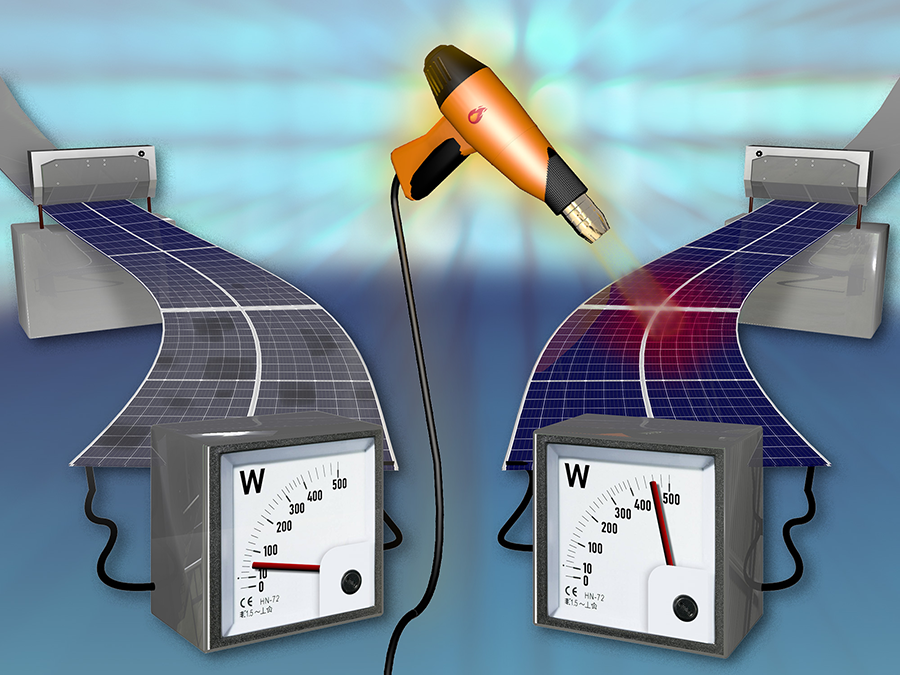 Ohne Zusatzstoffe: Wie organische Solarzellen effizienter werden