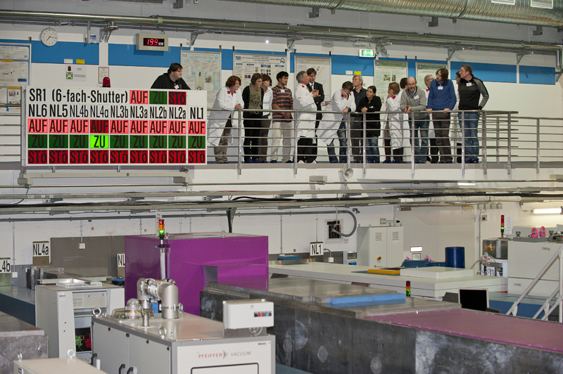 Members of the Green party in Munich visit the FRM II